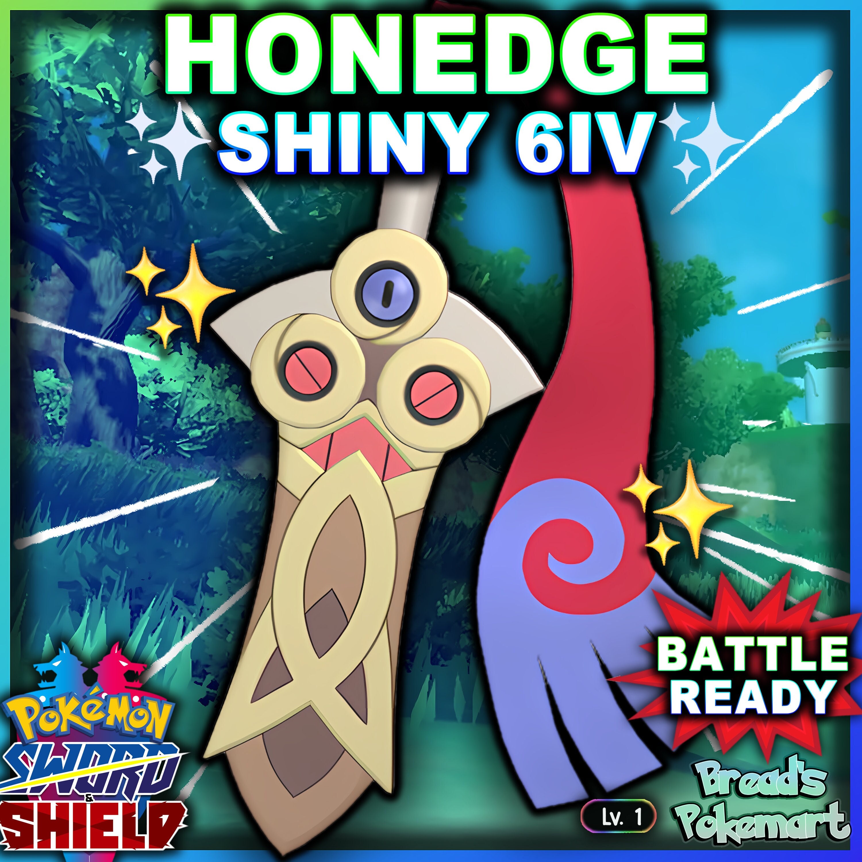 Ultra Shiny 6IV LUNALA Event / Pokemon Sword and (Instant Download