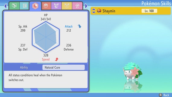 SHAYMIN SKY, 6IV TIMID, BATTLE-READY MYTHICAL, Pokemon Scarlet and  Violet