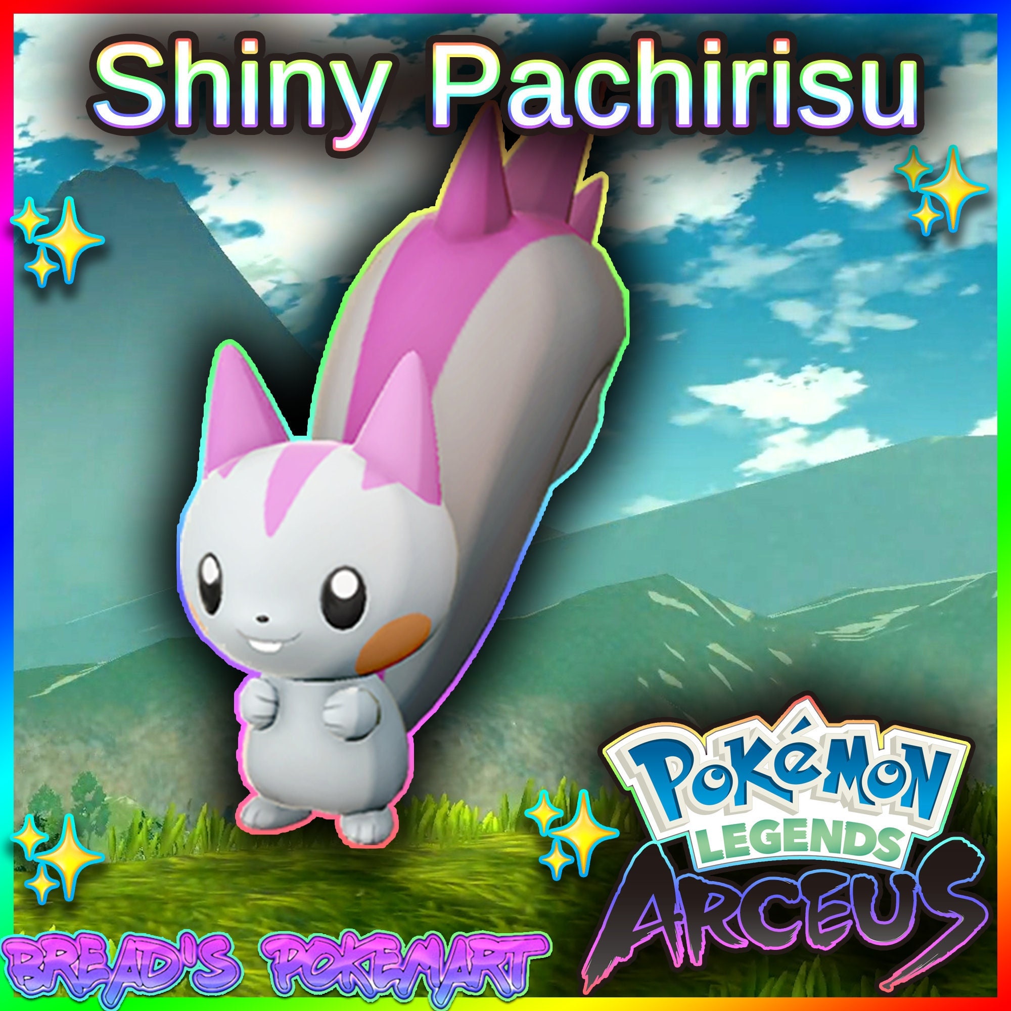 PACHIRISU Shiny 6IV / Pokemon Scarlet and Violet / Competitive