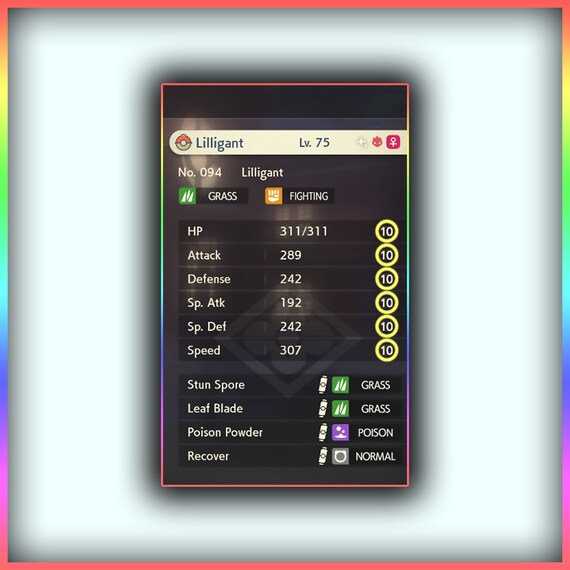 Shiny Lilligant Alpha Best Stats // Pokemon Legends: -  Portugal