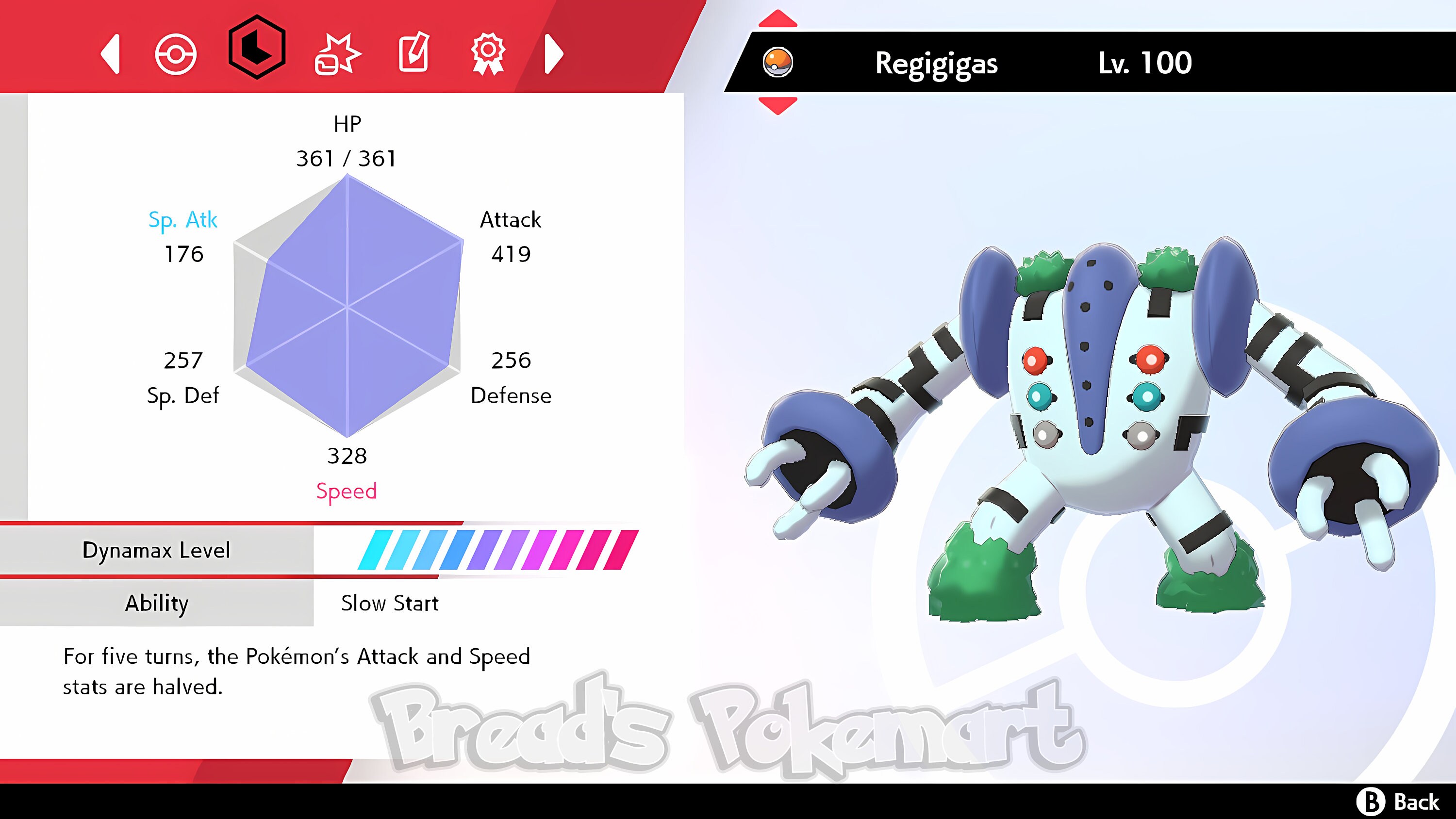 Ultra Shiny 6IV REGIGIGAS / Pokemon Sword and Shield / Sinnoh