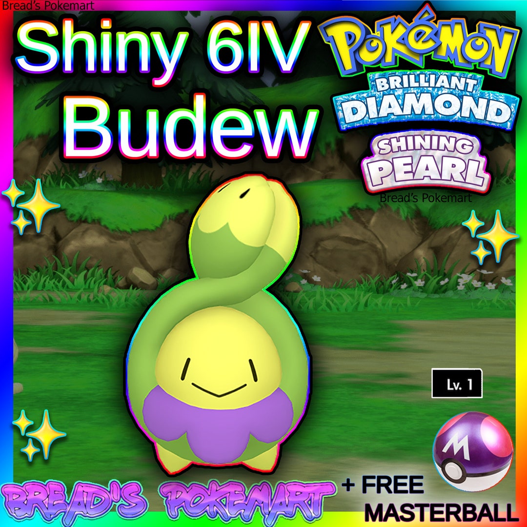 Shiny BUDEW 6IV // Pokemon Brilliant Diamond & Shining Pearl Etsy