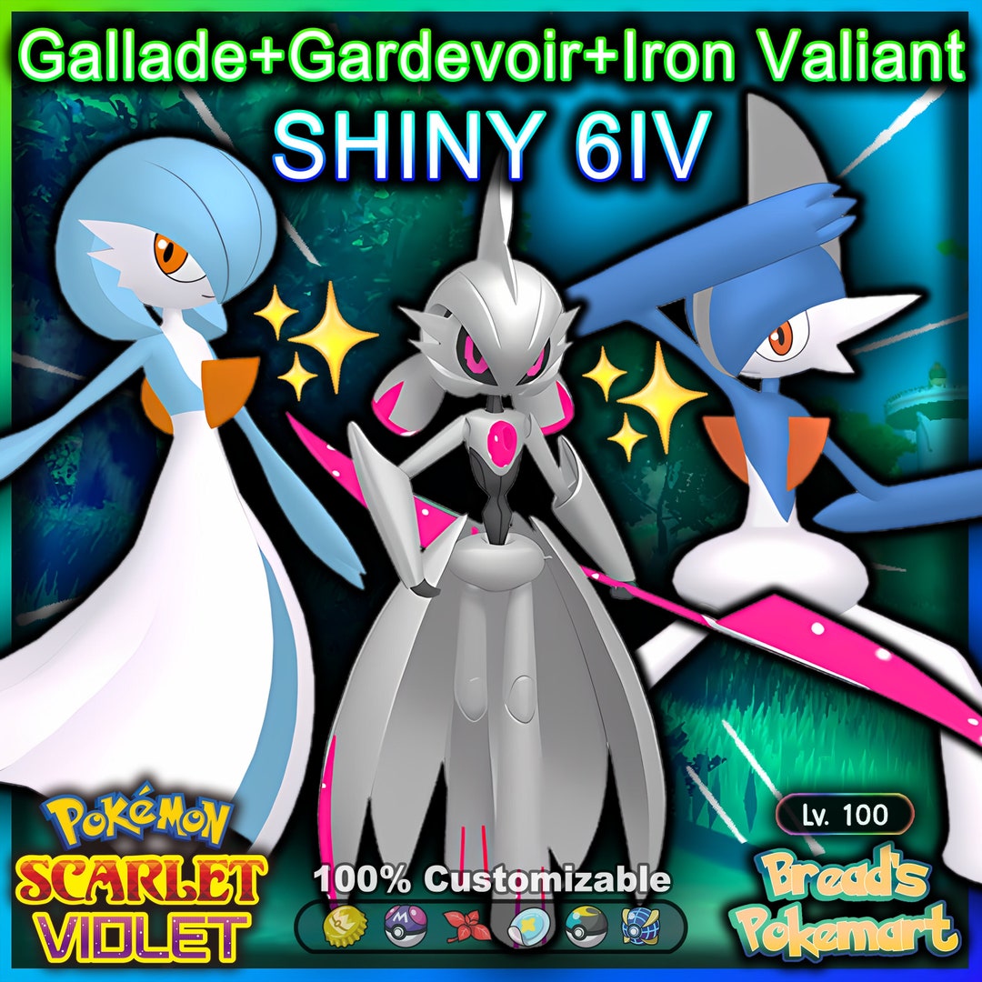 GARDEVOIR ✨SHINY✨/Non-Shiny 6IV Pokemon SCARLET and VIOLET Battle Ready VGC  EVs