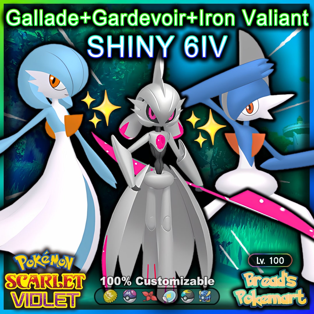 SHINY Ralts, Shiny Kirlia, Shiny Gardevoir, and Shiny Gallade