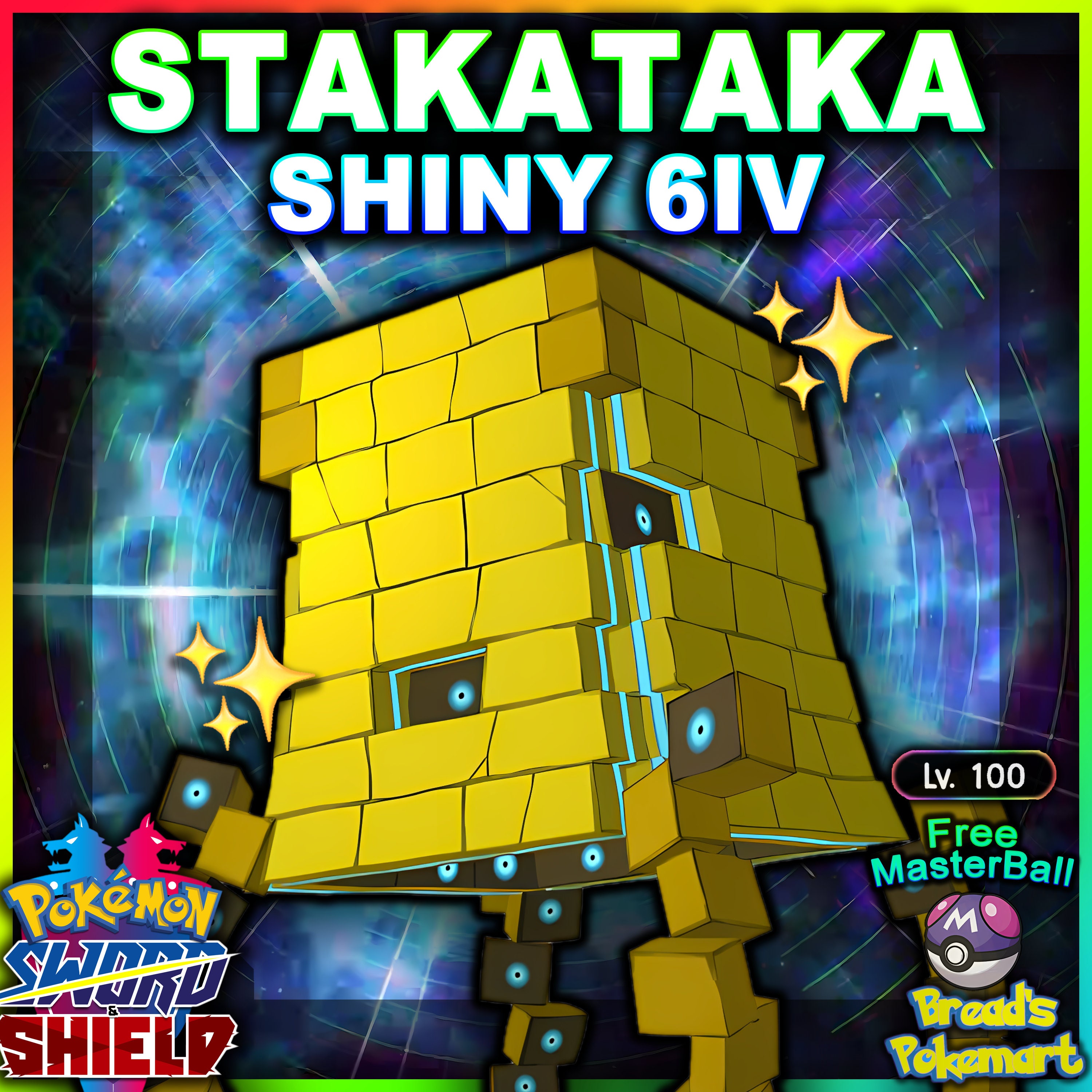 Pokemon Sword and Shield // Ultra Shiny STAKATAKA // Ready for -   Portugal