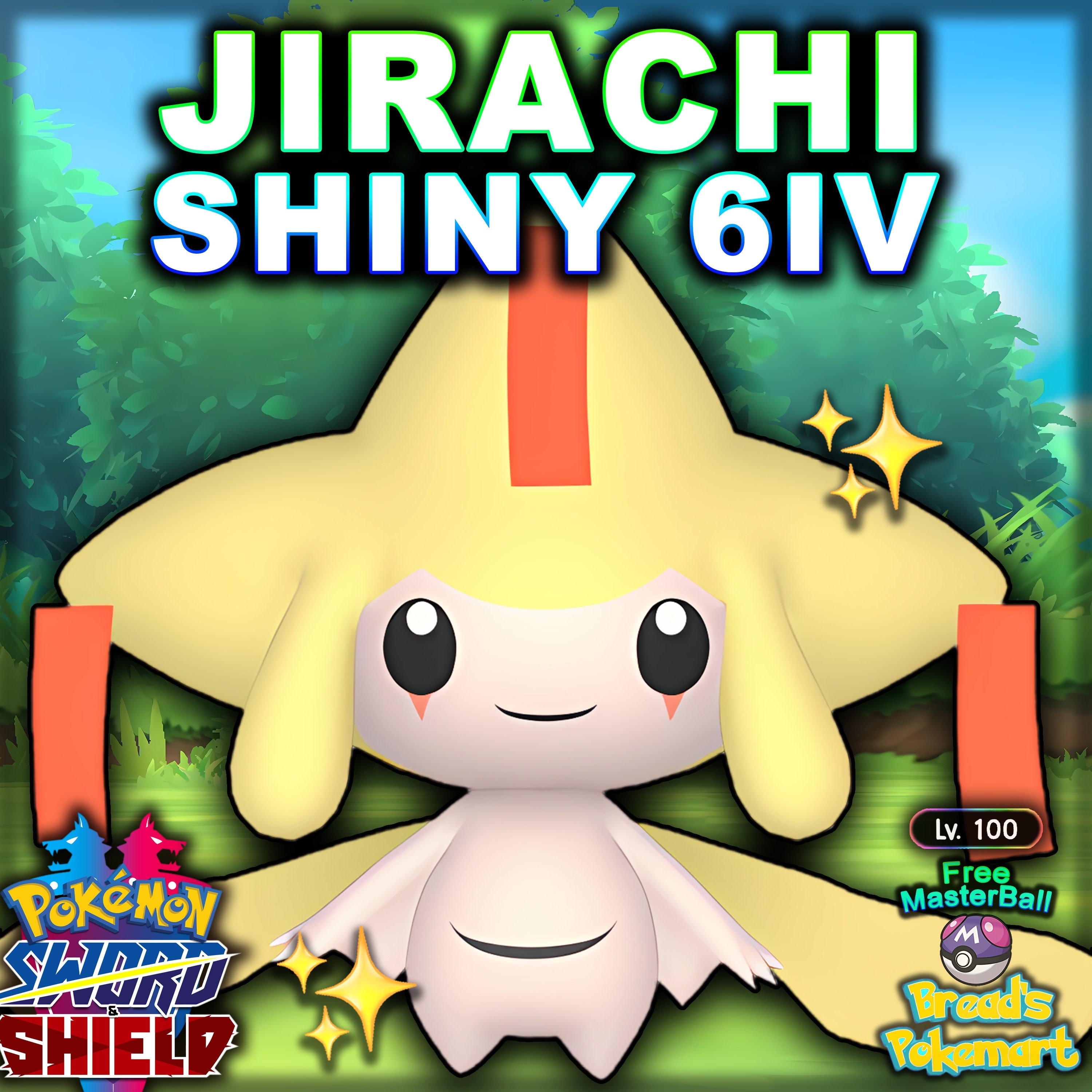 Pokemon Sword and Shield Ultra Shiny Genesect 6IV-EV Trained