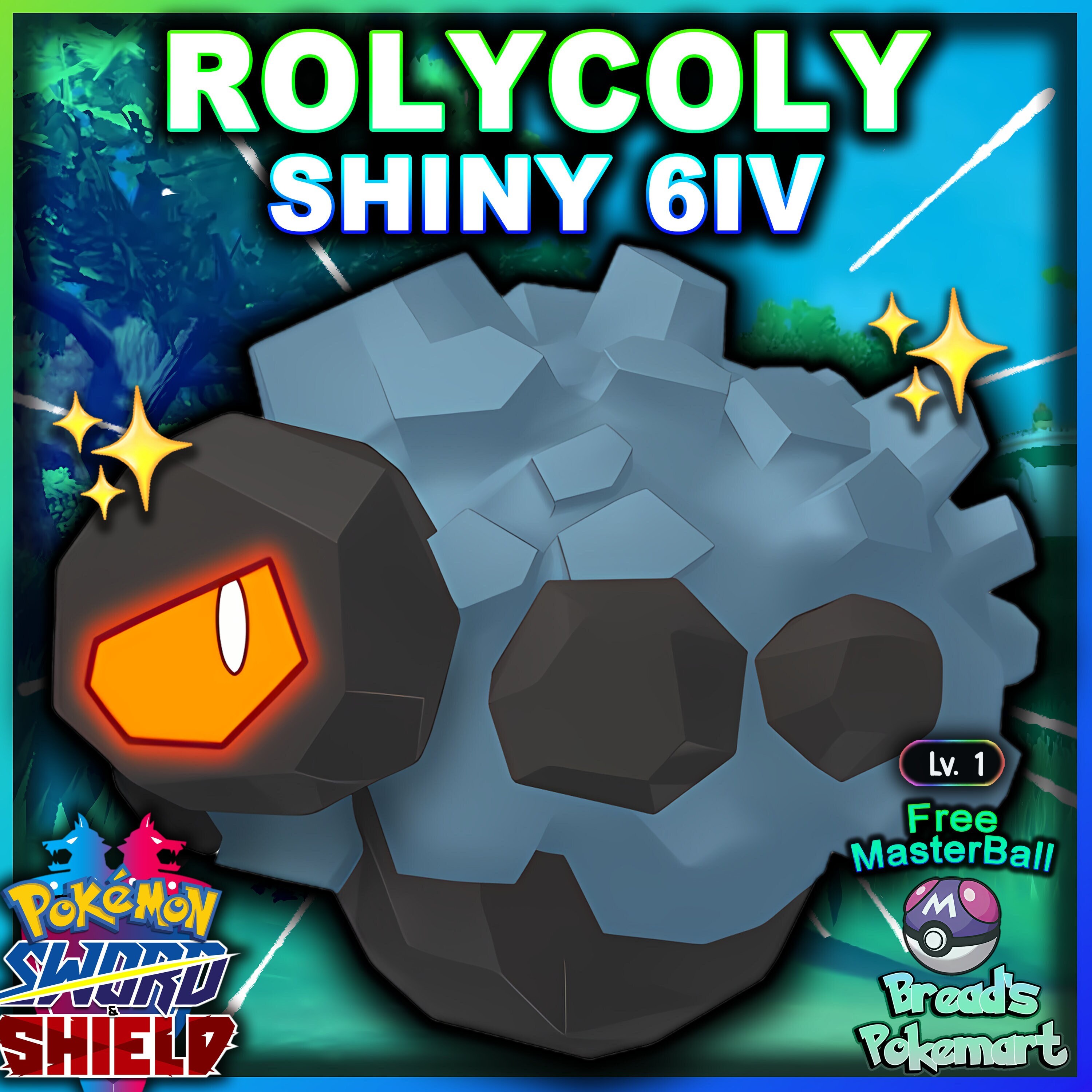 Ultra SHINY 6IV MILCERY // Pokemon Sword and Shield // Lv1 // -  Sweden