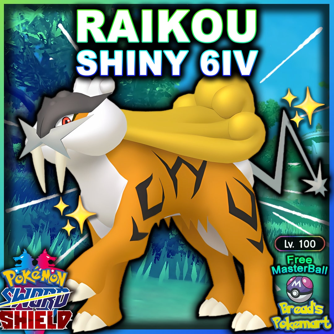 SUICUNE + RAIKOU + ENTEI ✨Ultra Shiny 6IV✨ Pokemon SWORD and SHIELD  Legendaries
