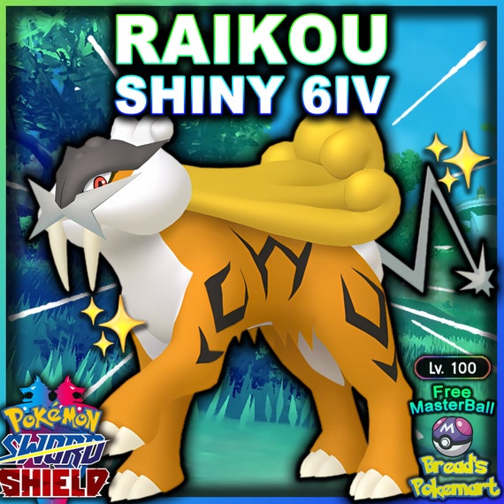 SUICUNE ENTEI RAIKOU Ultra Shiny 6IV Pack // Pokemon Sword and