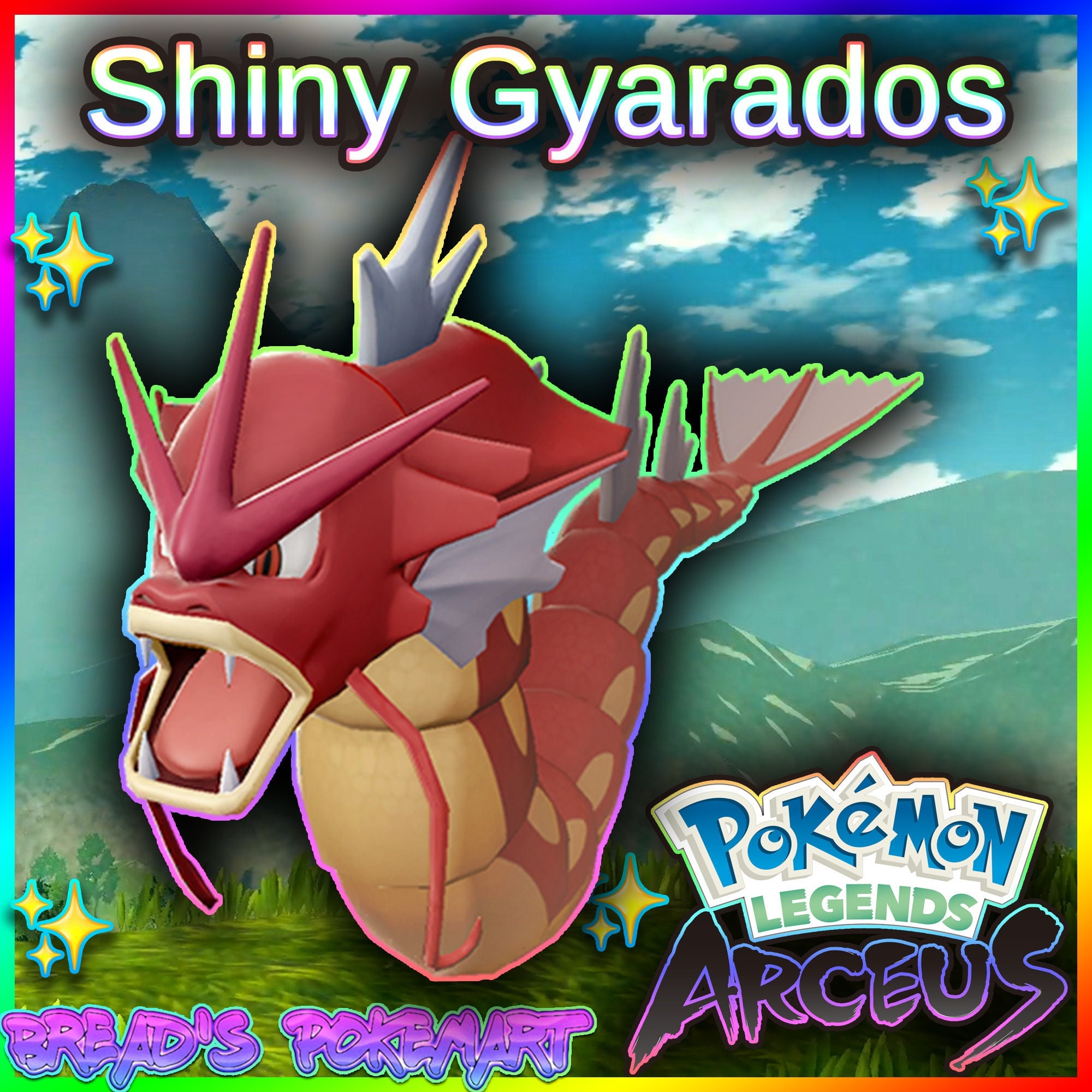 Meu gyarados shiny do pokemon fire red