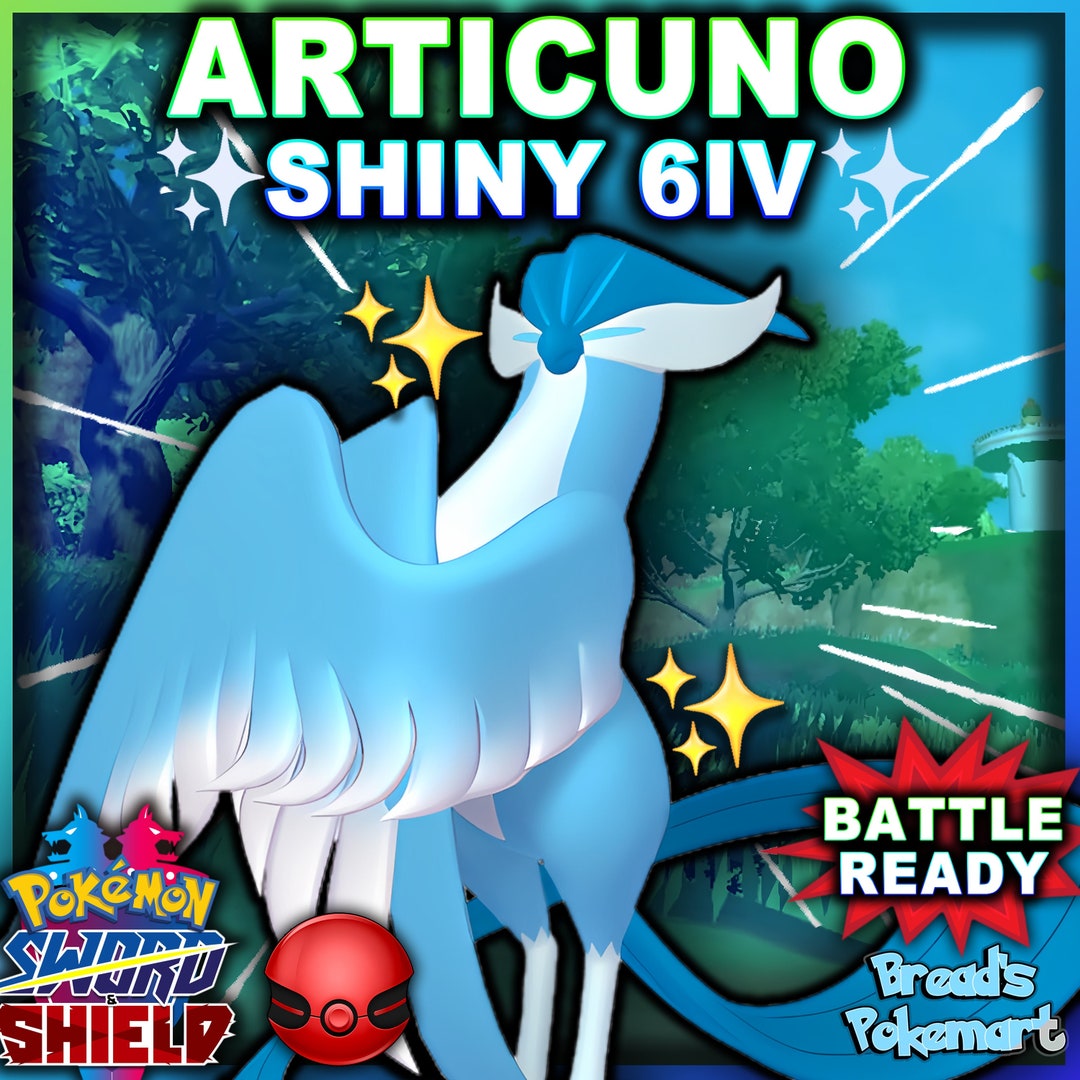 Articuno Kanto Shiny 6IV // Pokemon Scarlet & Violet // EV Trained + Ready  for competitive battle! // lv100 6IV +MasterBall // Fast Trade