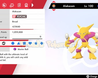 Ultra Shiny 6IV ALAKAZAM // Pokemon Sword and Shield // Lv100 -  Finland