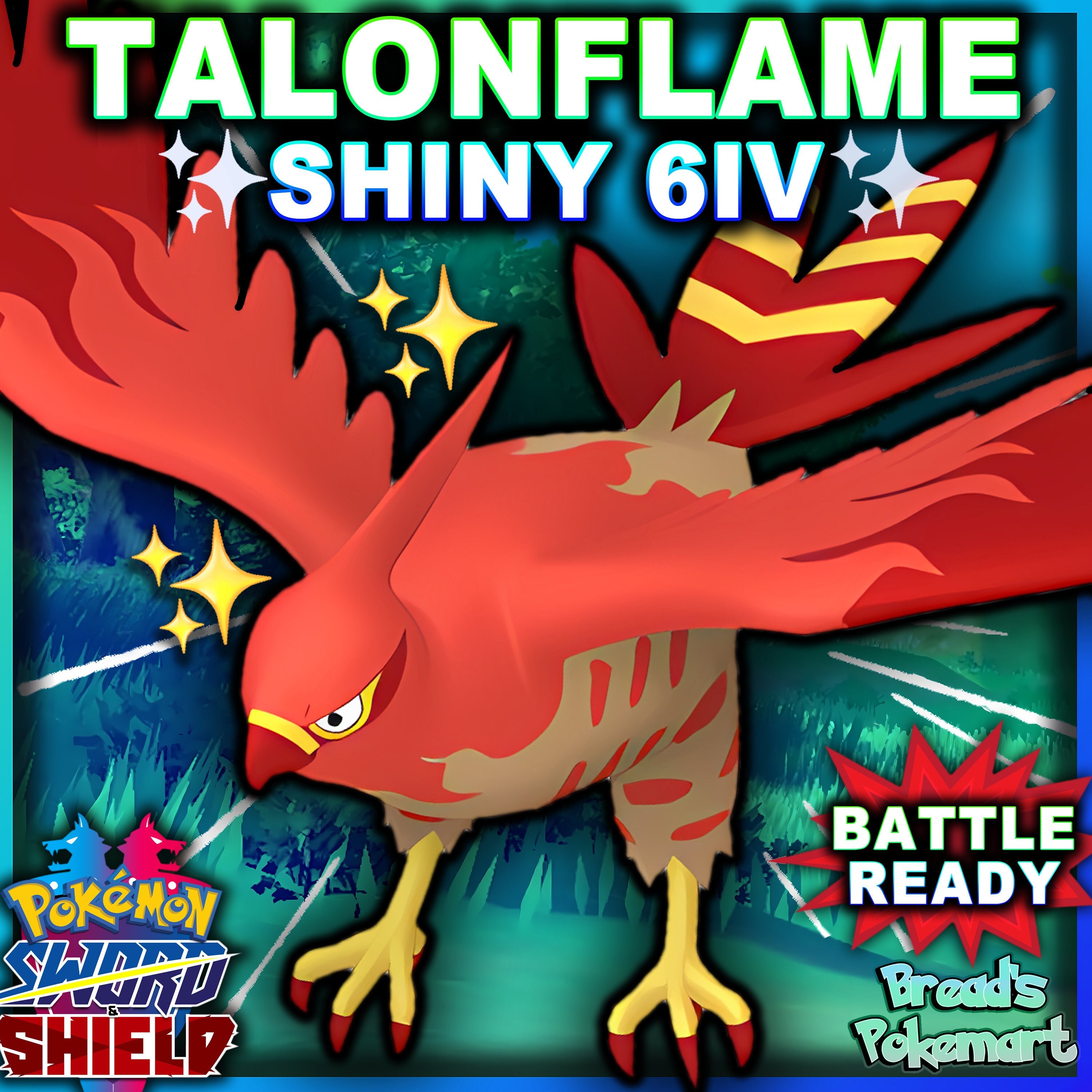 🌟Exclusives Pokemon Sword and Shield - Home 6iv Shiny and Free