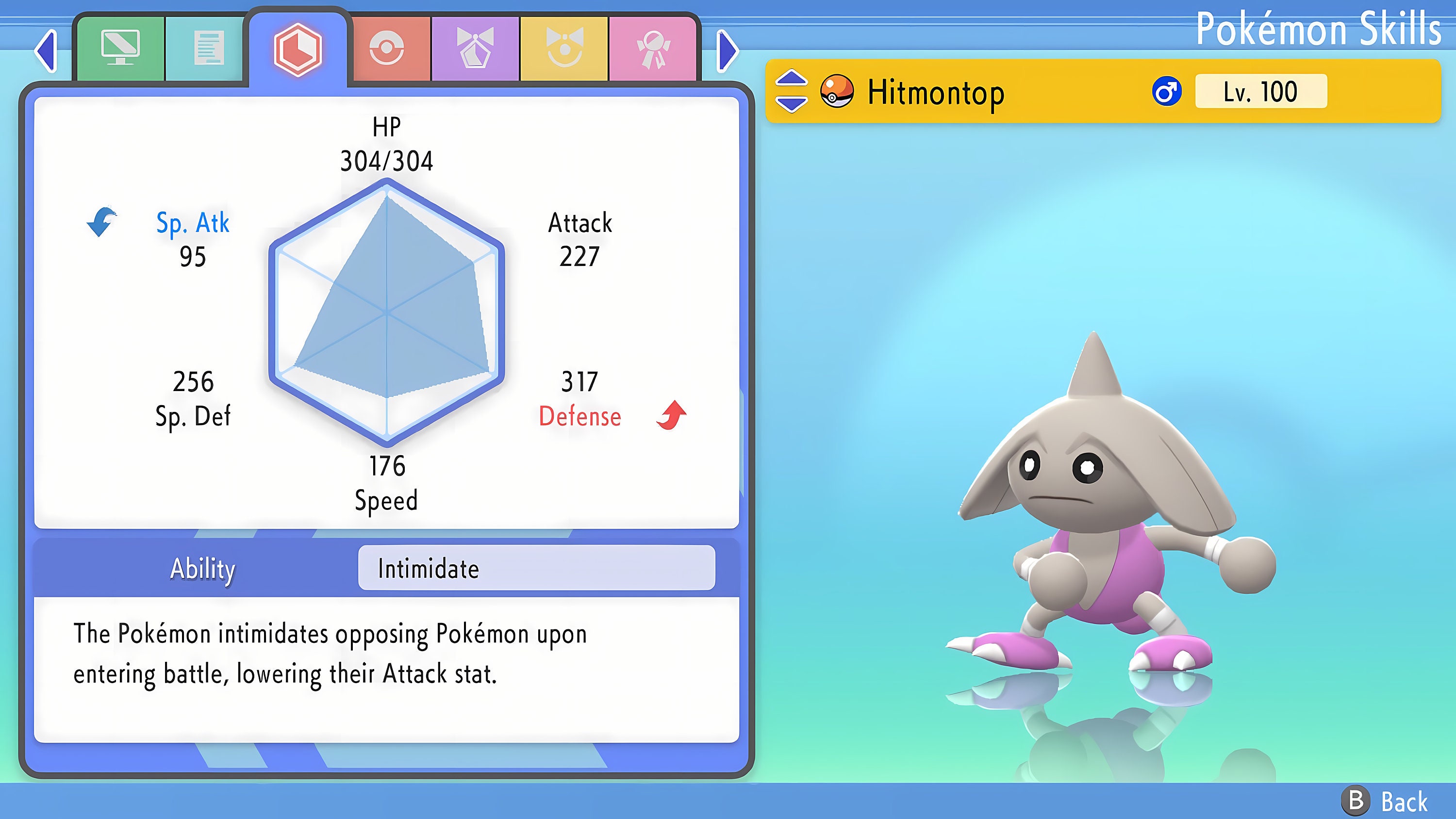 Shiny HITMONCHAN 6IV / Pokemon Brilliant Diamond and Shining