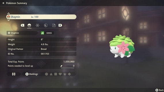 Shaymin (Sky Forme) • Competitive • 6IVs • Level 100 • Online