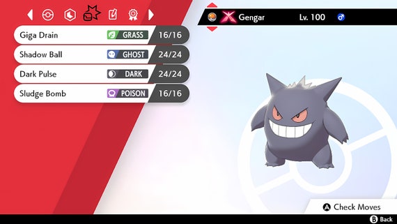 6IV Shiny Gengar Pokemon Scarlet and Violet