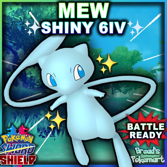 6IV Legendary Mew / 6IV Pokemon / Legendary Pokemon / Event Pokemon /  Pokemon Let's Go