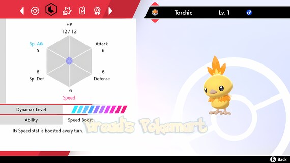 Ultra SHINY 6IV TORCHIC // Pokemon Sword and Shield // Hoenn -  Portugal