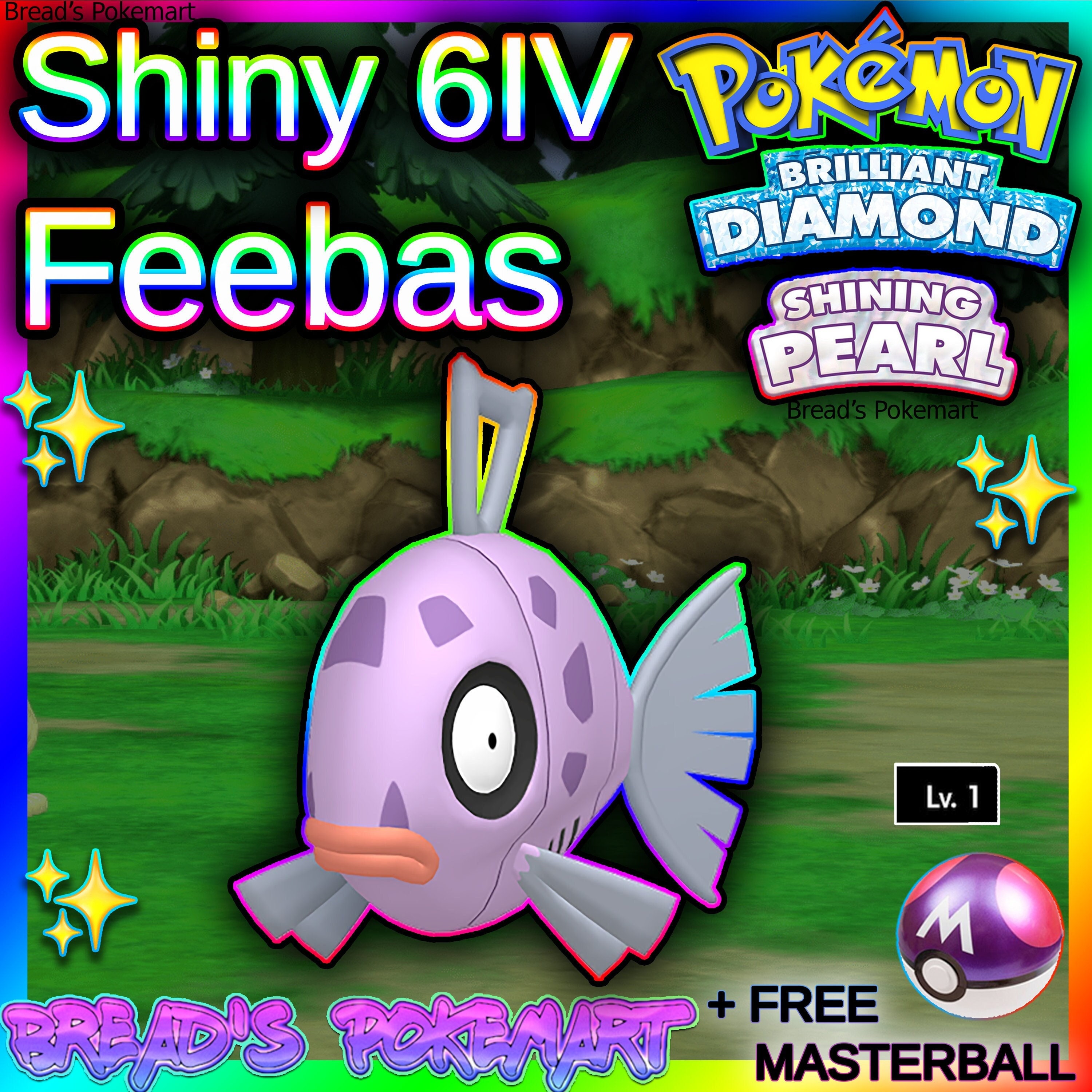 Pokemon Brilliant Diamond & Shining Pearl // 1x Shiny CUSTOM 6IV Egg // Fast Trade // lv1 Shiny Custom Eggs ready to raise!