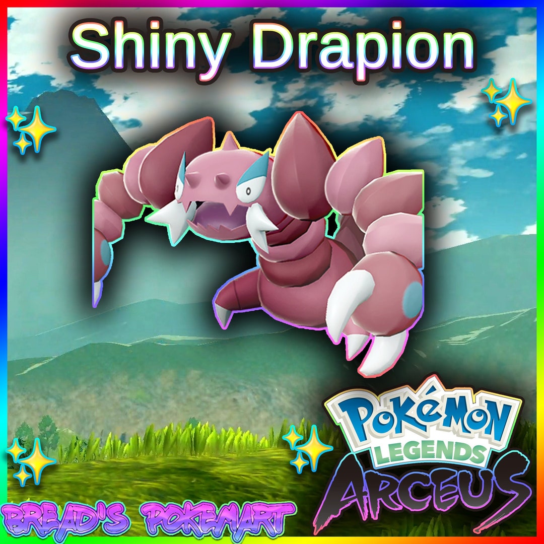 Shiny Drapion alpha best Stats // Pokemon Legends Arceus Etsy