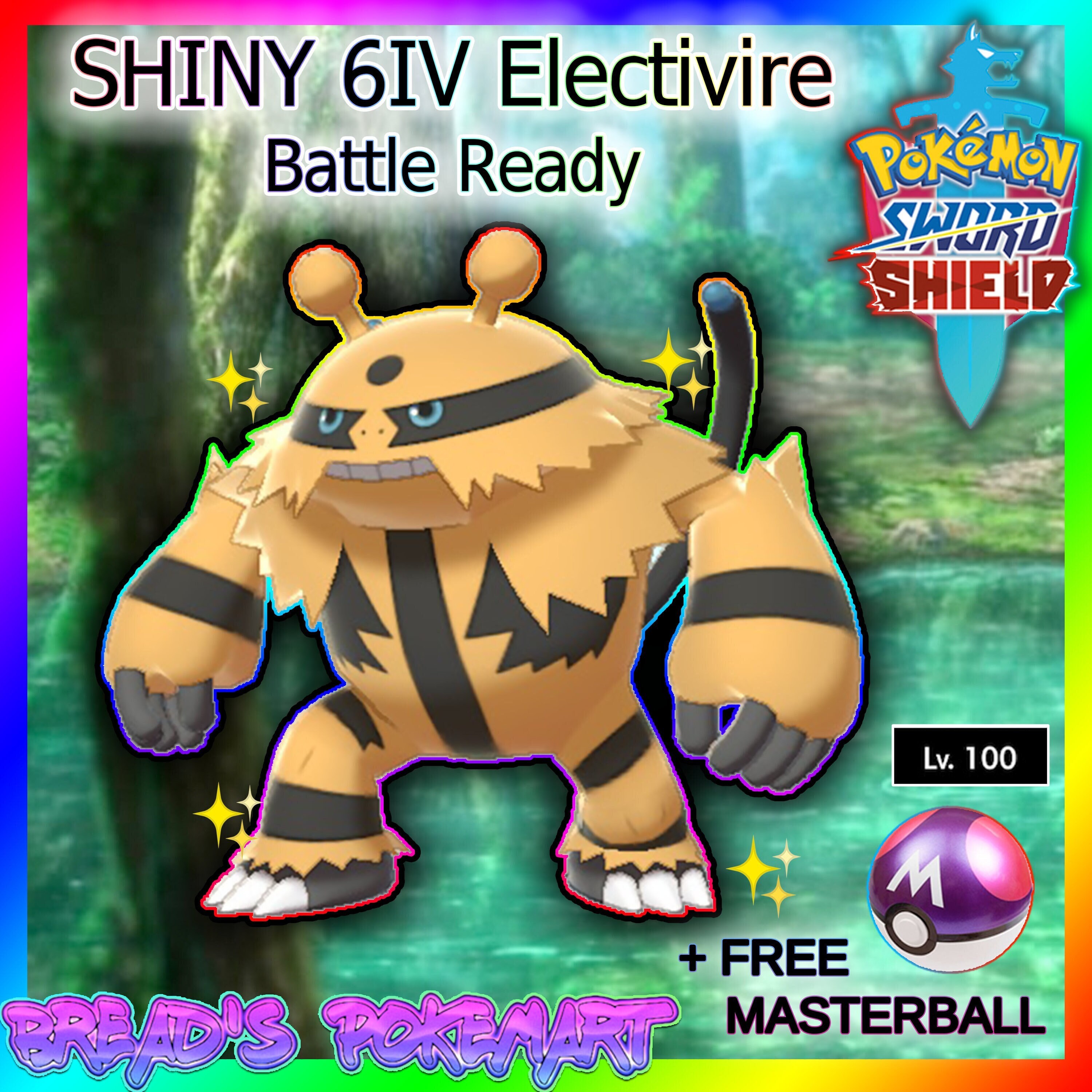 Pokemon Sword And Shield Shiny 6iv Electivire Ready For Etsy Denmark Pokemon Sword And Shield Shiny 6iv Electivire Ready For Etsy Denmark