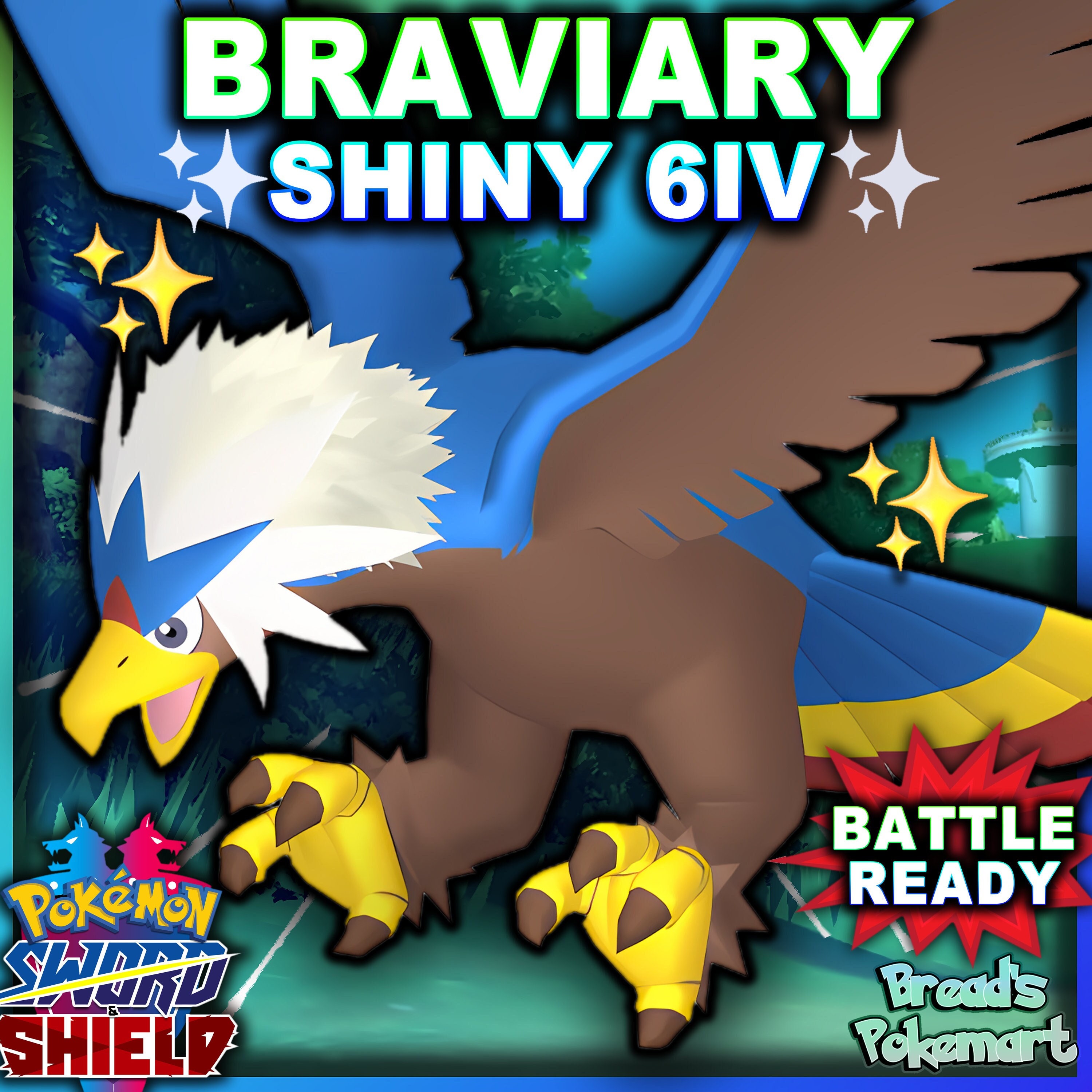 Braviary - #628 - Serebii.net Pokédex