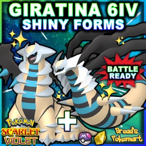 6IV Shiny Giratina Altered & Origin Forme Pokemon Scarlet and