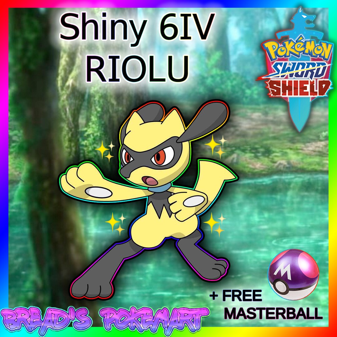 Pokemon Sword and Shield // Ultra SHINY 6IV RIOLU // Ready to - Etsy