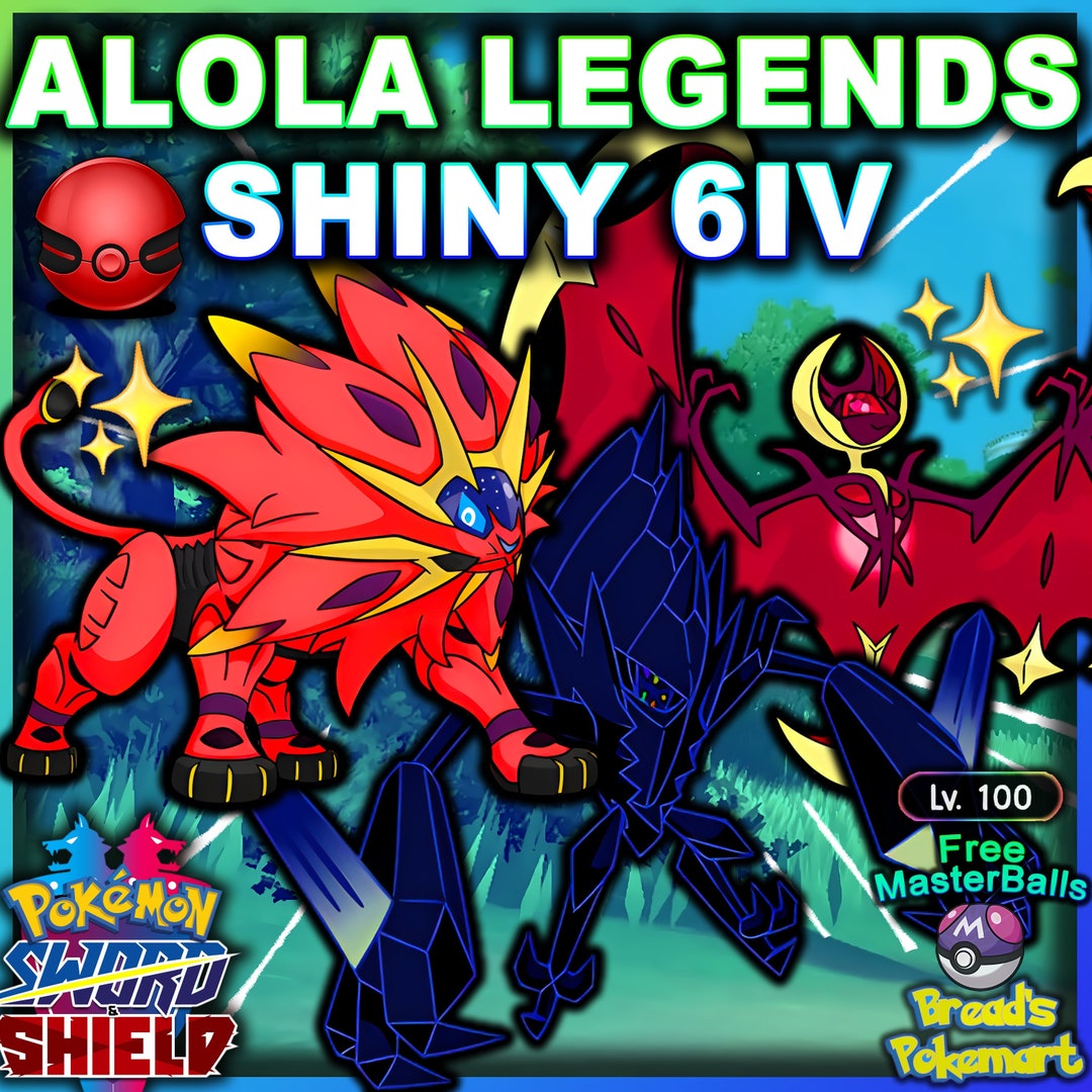 Pick Your Pokemon! Shiny Legit Event Solgaleo, Lunala, Necrozma,or Zeraora!