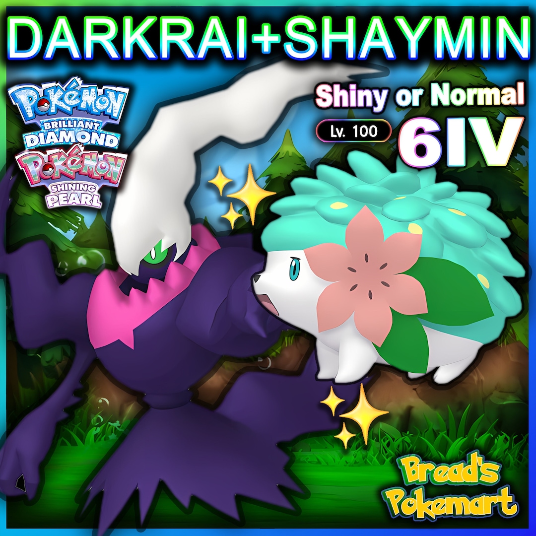 🌟Shaymin Mythical Shiny & Non Shiny Pokemon Brilliant Diamond