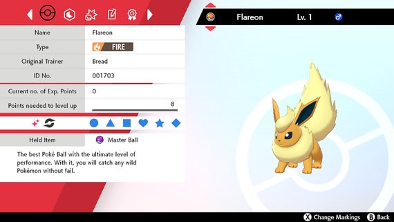 SHINY Eeveelutions 9-pack 6IV / Pokemon Sword & Shield / Eevee -   Denmark