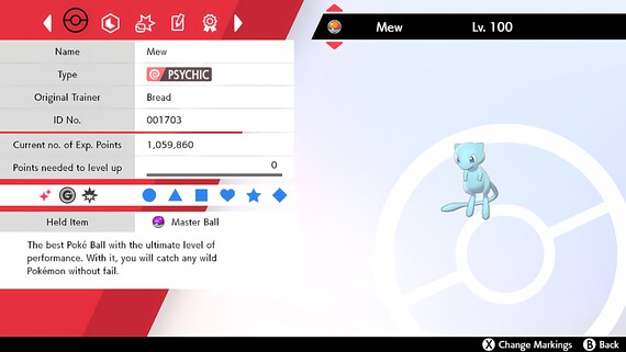 GARDEVOIR ✨ Ultra SHINY 6IV ✨ Pokemon SWORD and SHIELD lv100 EVs +MasterBall