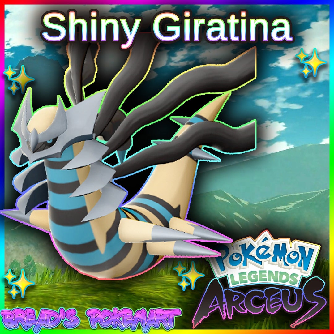 Giratina, Shiny Giratina, and Shiny Shaymin Meet [Pokémon Legends: Arceus]  