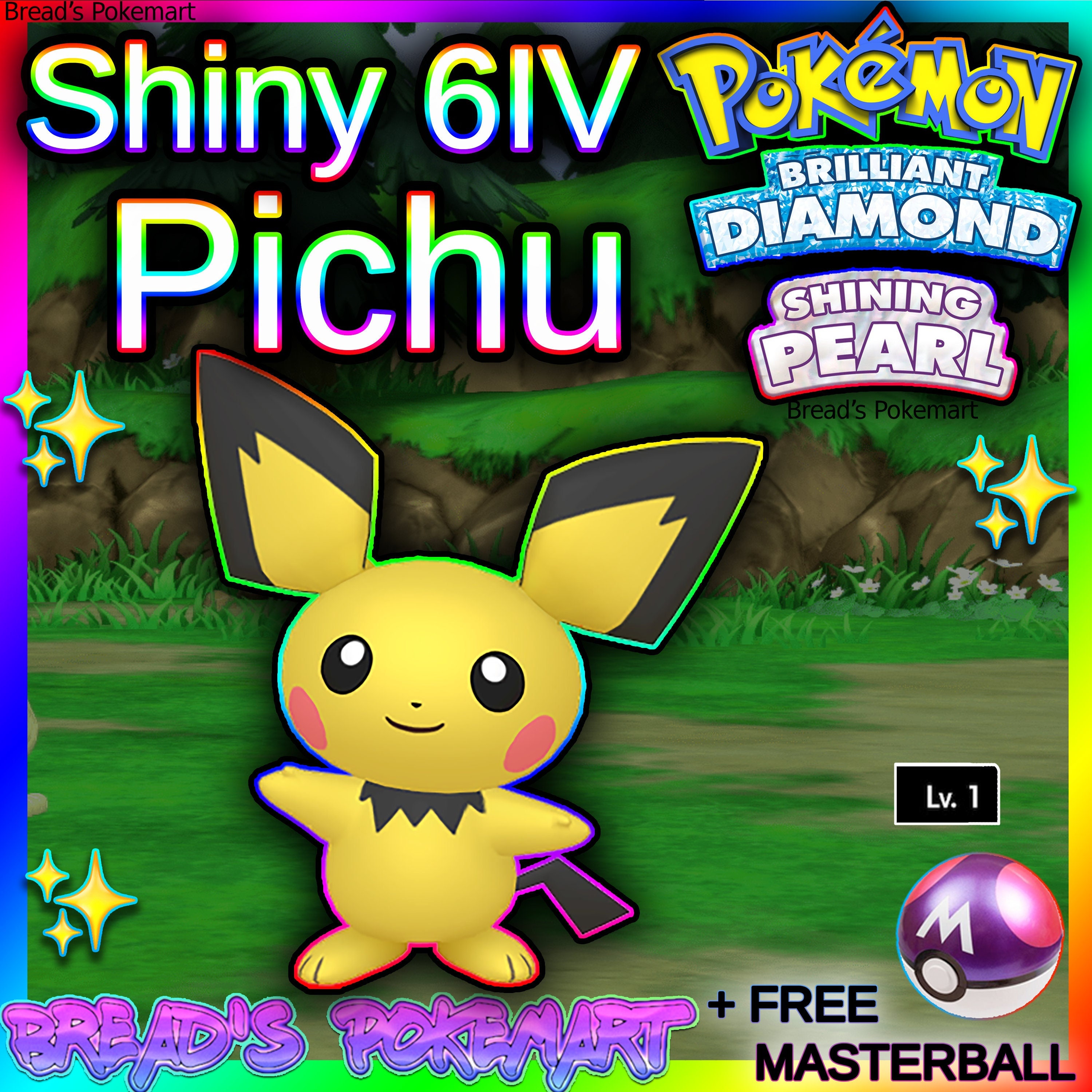Pokemon Brilliant Diamond and Shining Pearl Articuno 6IV-EV