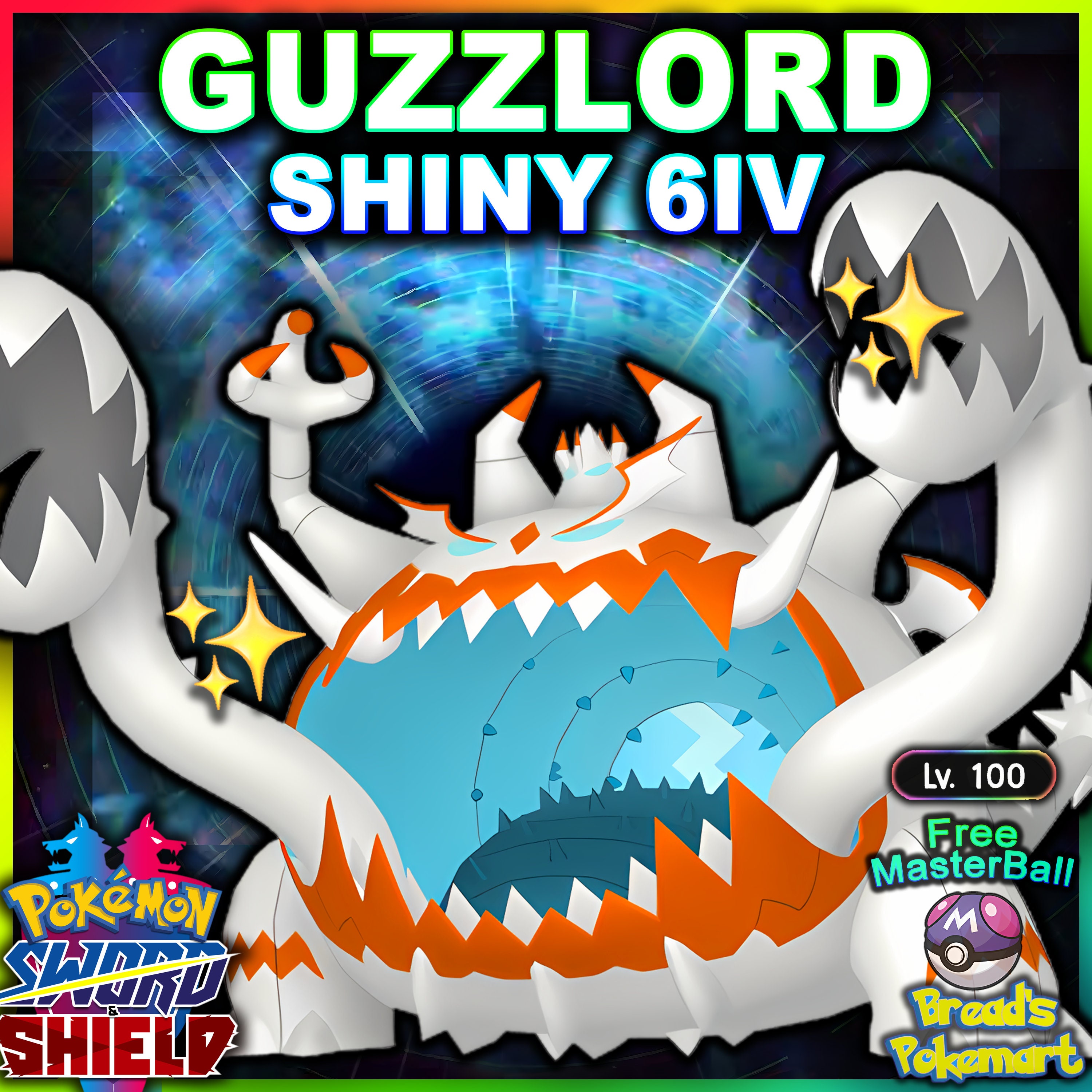 GARDEVOIR ✨ Ultra SHINY 6IV ✨ Pokemon SWORD and SHIELD lv100 EVs +MasterBall