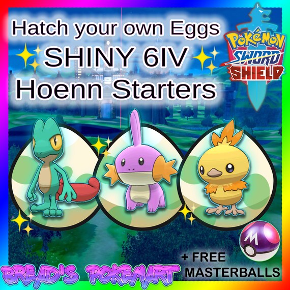 🌟Hoenn Starters Pokémon Shining Pearl Brilliant Diamond Shiny non shiny  Home🌟