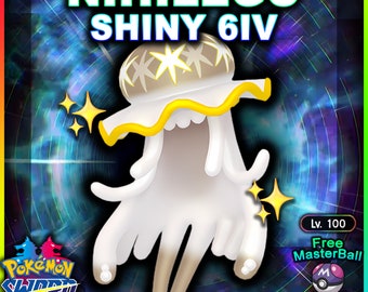 6IV Ultra Shiny Nihilego Pokemon Sword and Shield (Square Shiny)