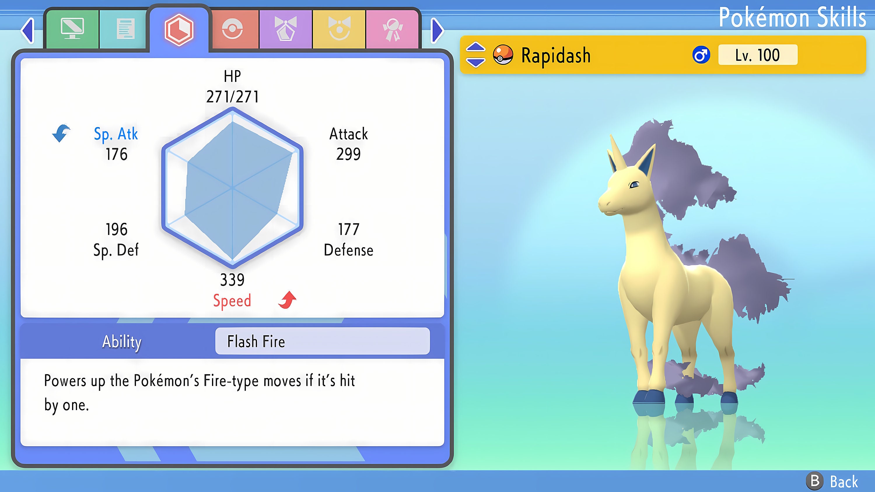 Shiny Rapidash / Pokemon Let's Go / 6IV Pokemon / Shiny Pokemon