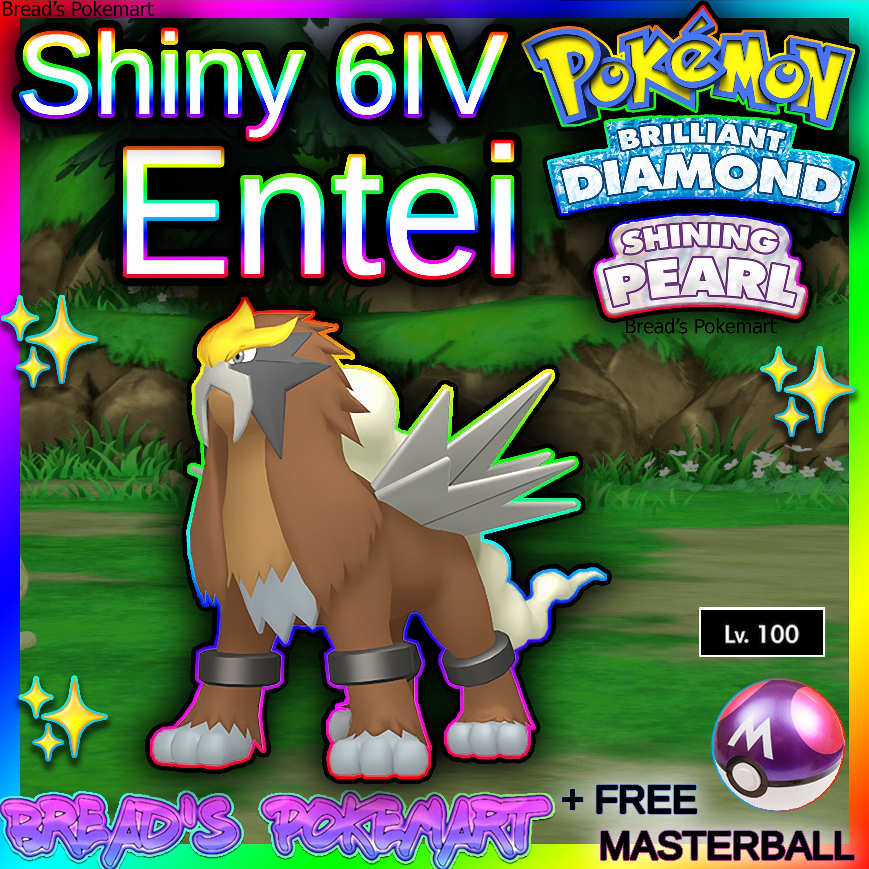 Raikou & Entei • OT: Légendes2018 • ID No. 042218 • Level 100 • Pokémo