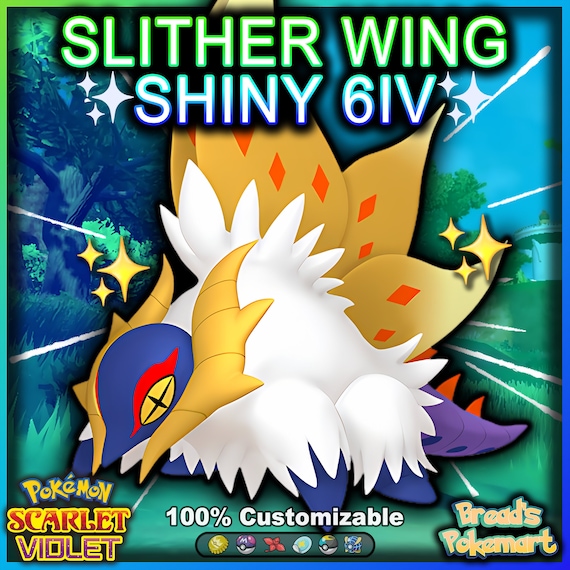 SLITHER WING Shiny 6IV Past Paradox / Pokemon Scarlet and 