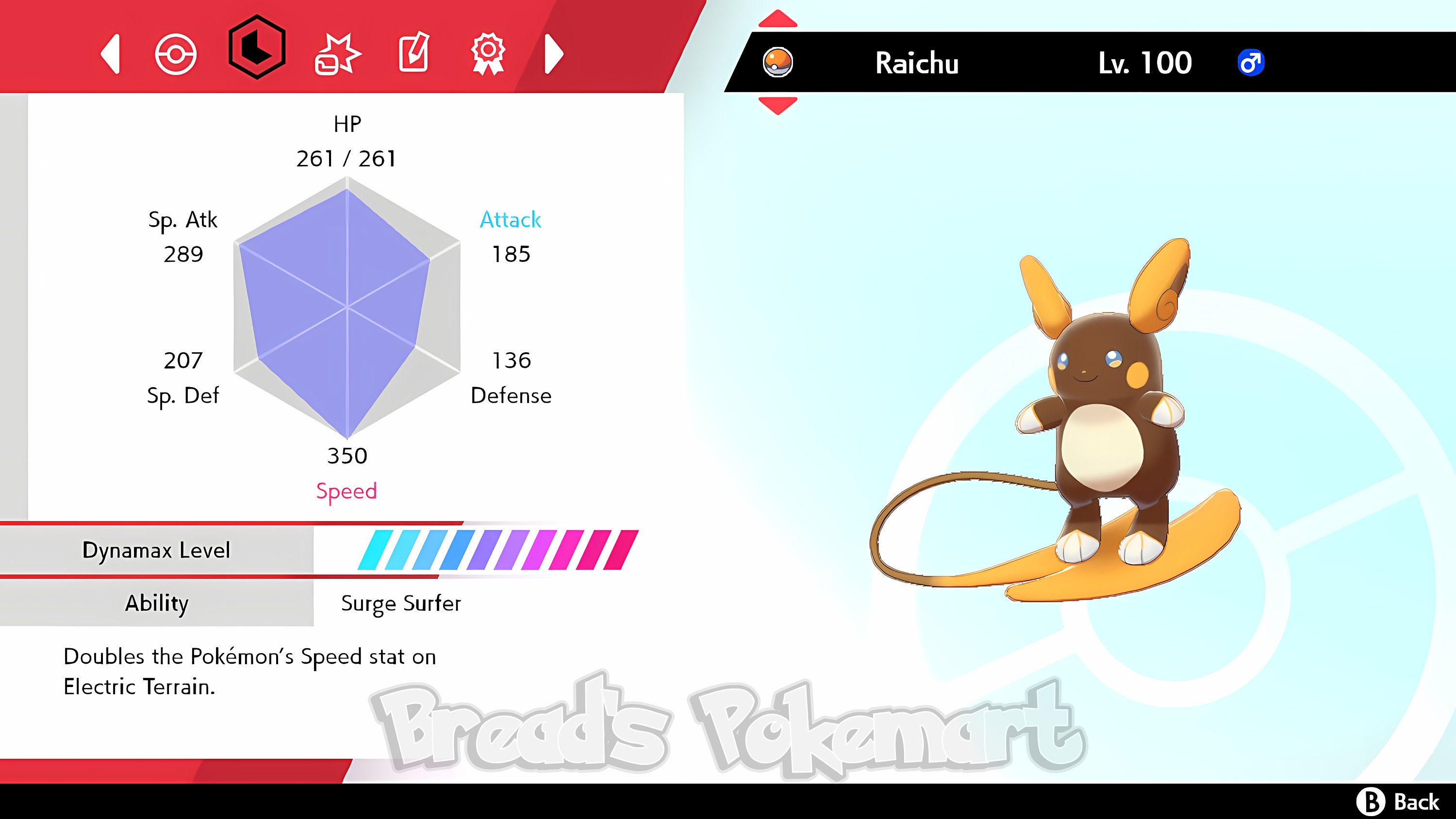 Shiny Alolan Raichu / Pokemon Let's Go / 6IV Pokemon / Shiny Pokemon