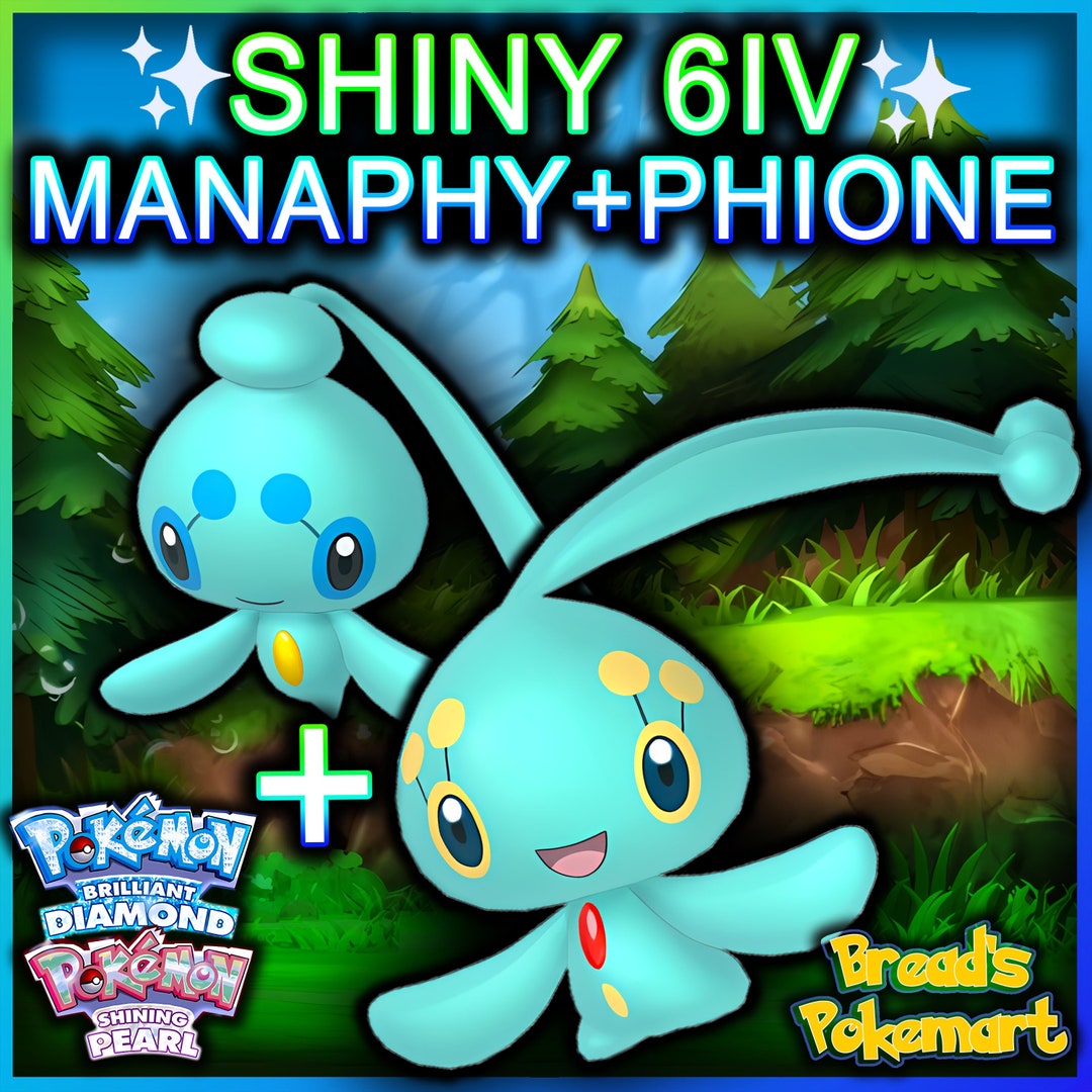 Pokemon Home // Phione Manaphy 6IV Mythical Events Pack // -  Hong Kong