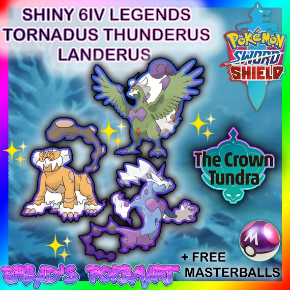 UNOVA LEGENDARY BUNDLE 6IV Pokémon Sword & Shield CROWN TUNDRA DLC
