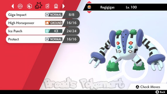 Regigigas Pokemon Trade Go