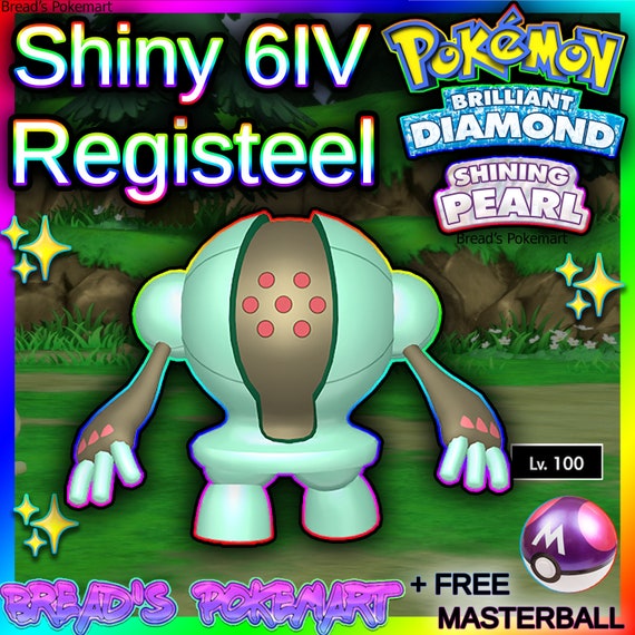 6IV Shiny Regigigas Pokemon Brilliant Diamond Shining Pearl 