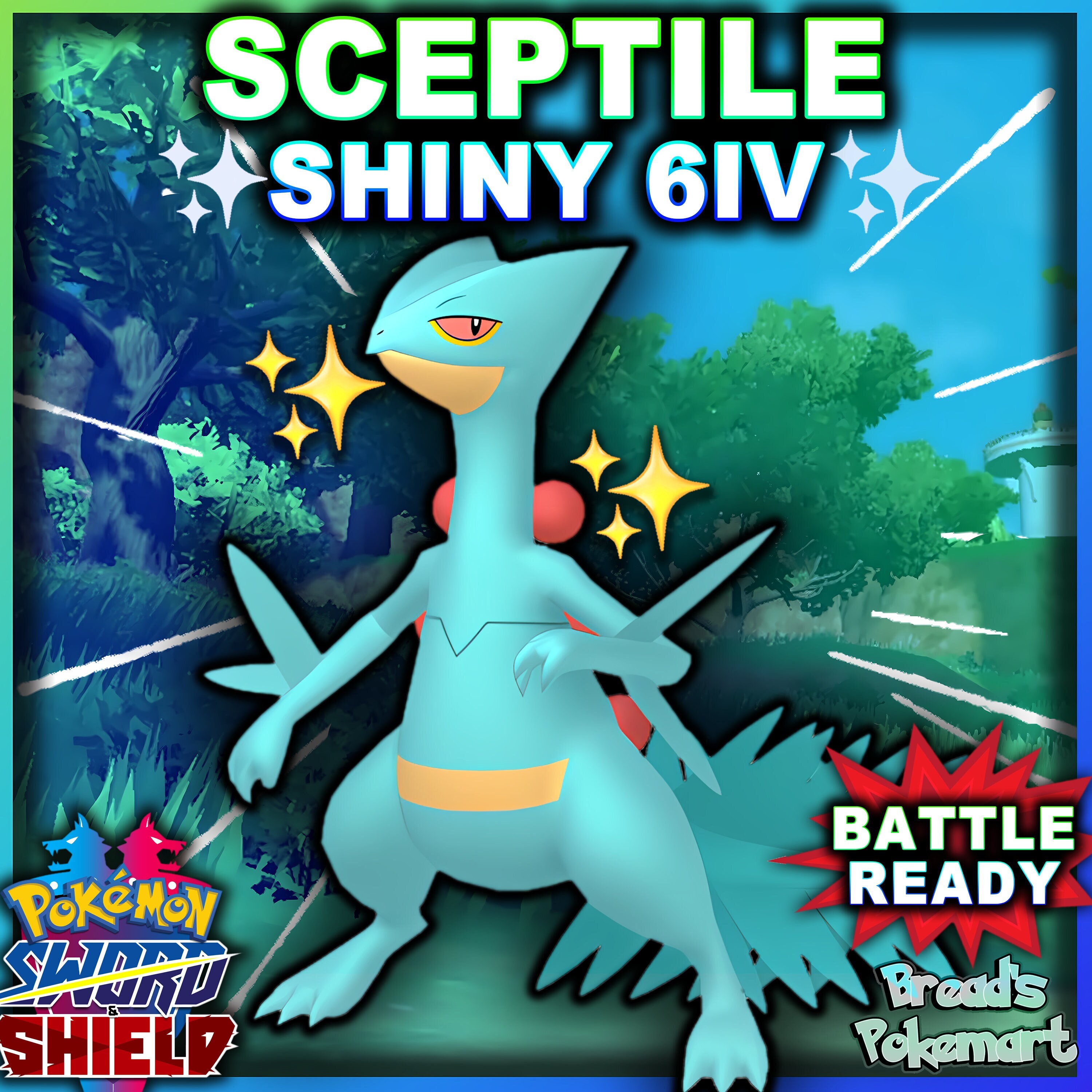 Pokemon Sword and Shield Shiny Gigantamax Gengar 6IV-EV Trained