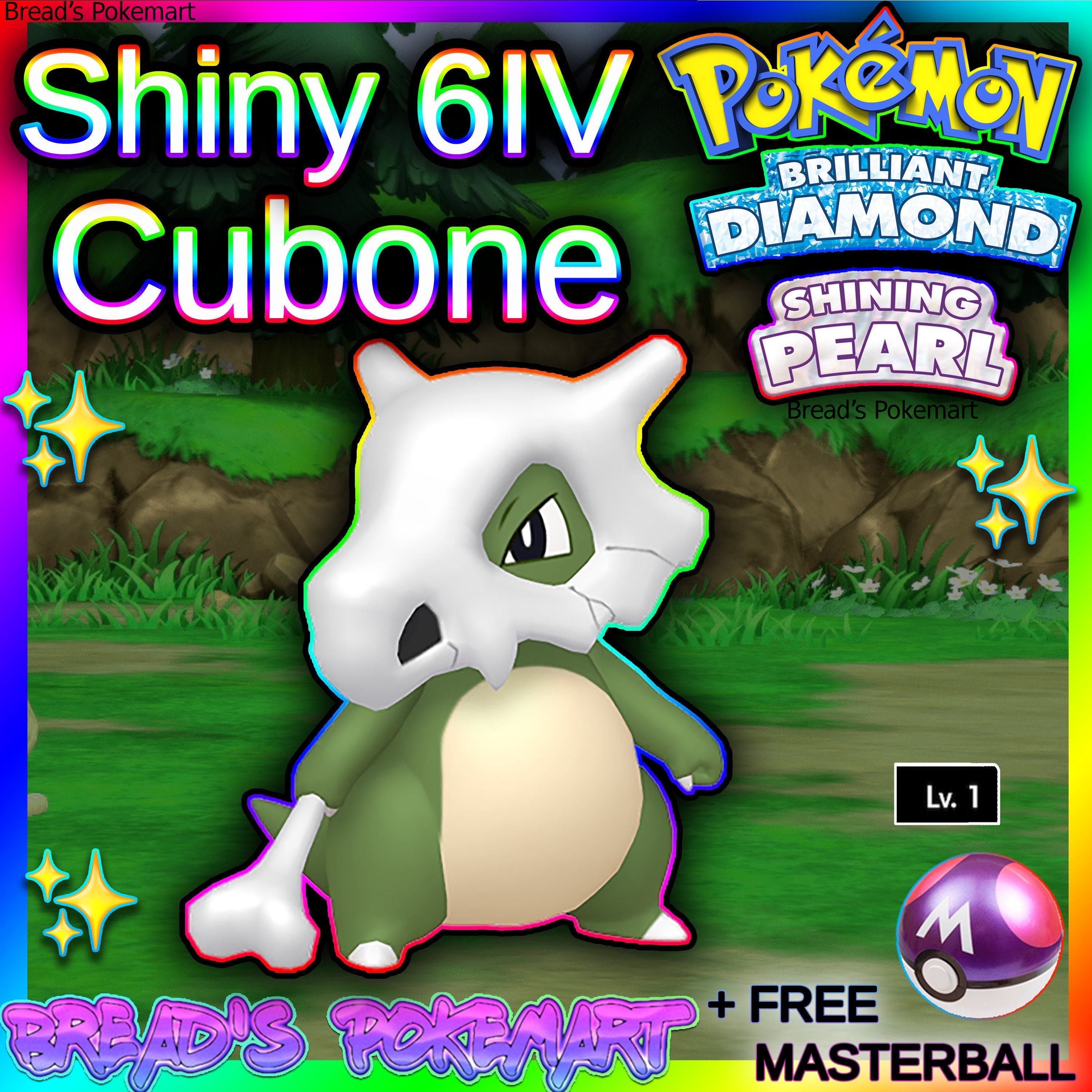 Shiny MEWTWO 6IV Pokemon Brilliant Diamond Shining Pearl Fast 