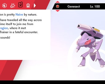 Mythical Genesect (Burn Drive) Service - Pokemon GO Account Service