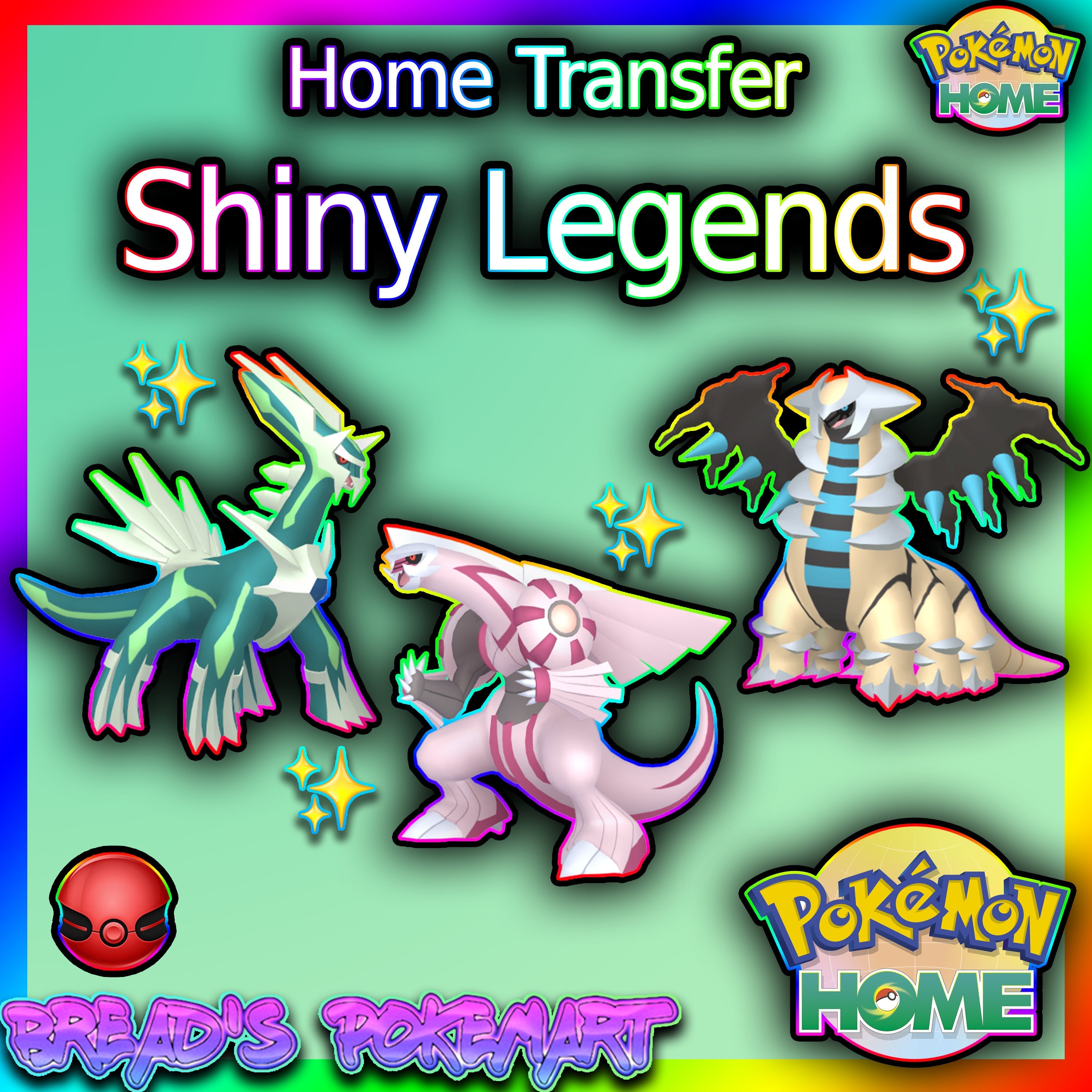 US Shiny Dialga, Palkia & Giratina Event