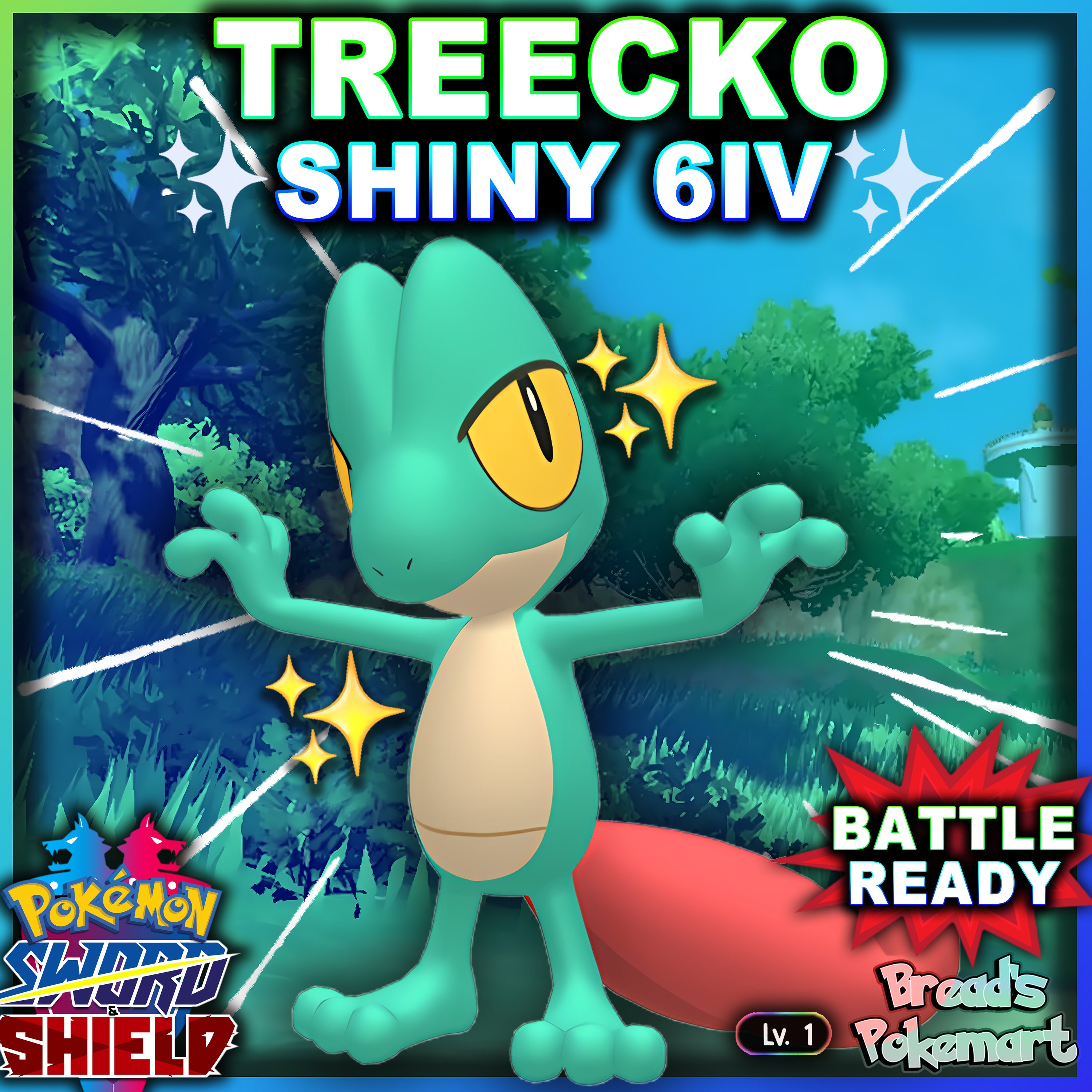 Shiny Snivy/Tepig/Oshawott Starter Pack 6IV - Pokemon X/Y OR/AS S/M US/UM